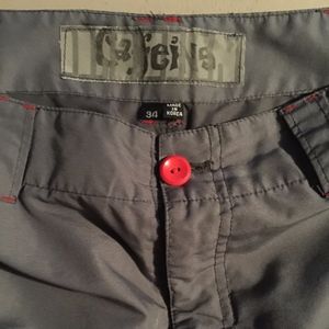 Vintage grey and red Caffeine pants